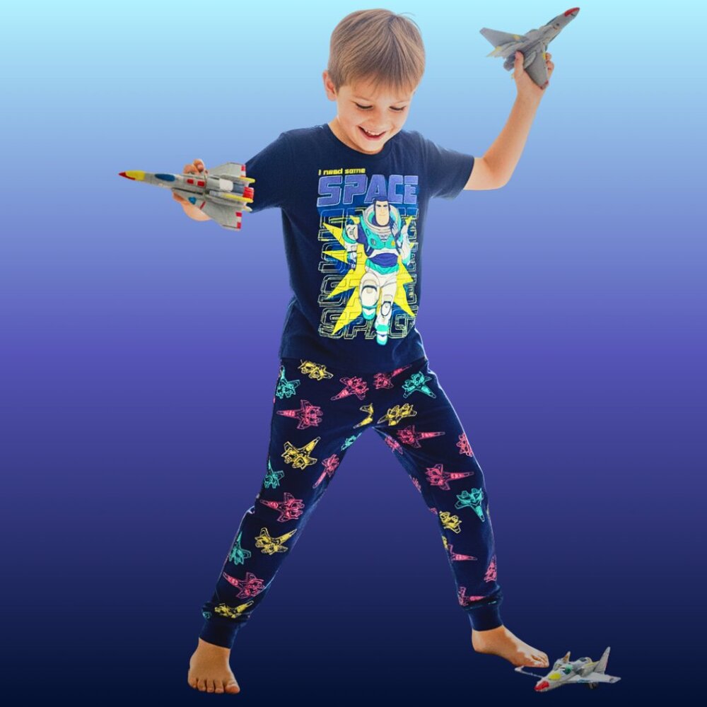 Buzz Lightyear Space Pyjama Set – Disney Toy Story, Space Print,  NWT